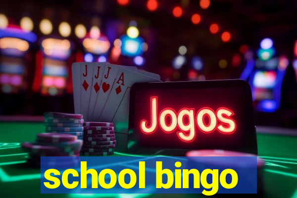 school bingo