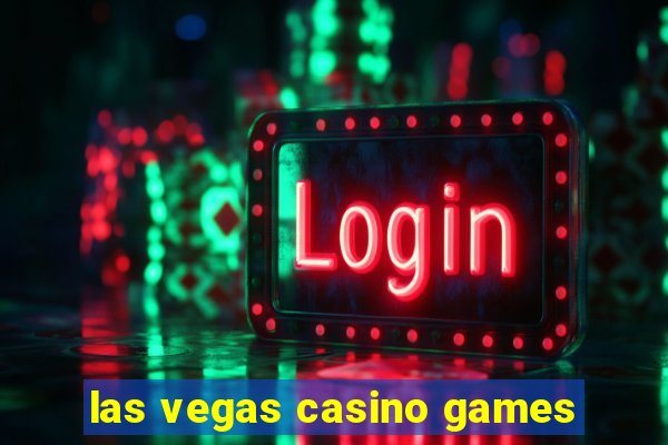 las vegas casino games