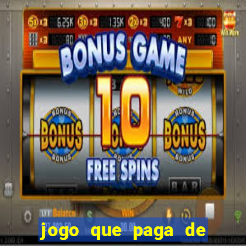 jogo que paga de verdade no pix