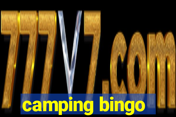 camping bingo