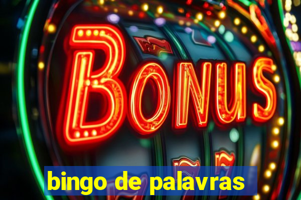 bingo de palavras