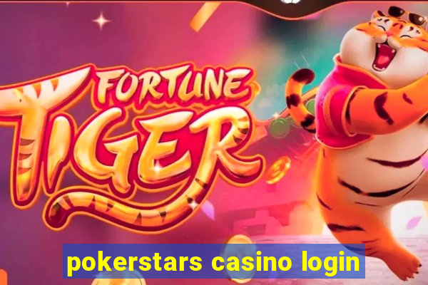 pokerstars casino login