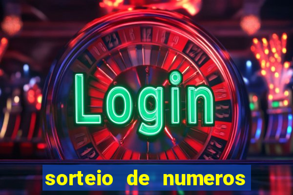 sorteio de numeros de bingo