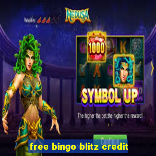 free bingo blitz credit