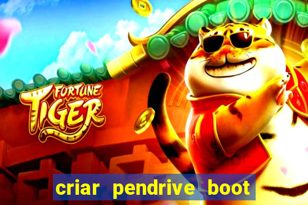 criar pendrive boot windows 10