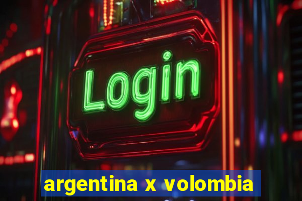 argentina x volombia