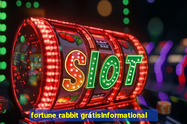 fortune rabbit grátisInformational