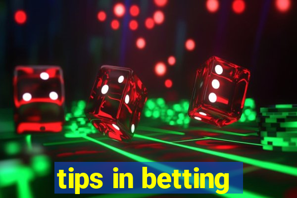 tips in betting