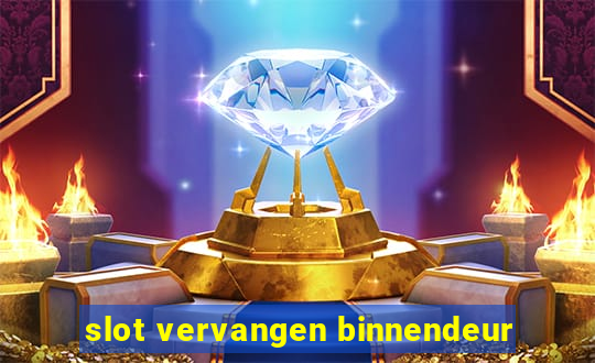 slot vervangen binnendeur