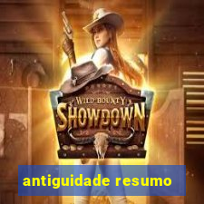 antiguidade resumo