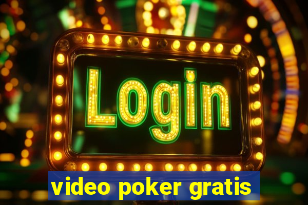 video poker gratis