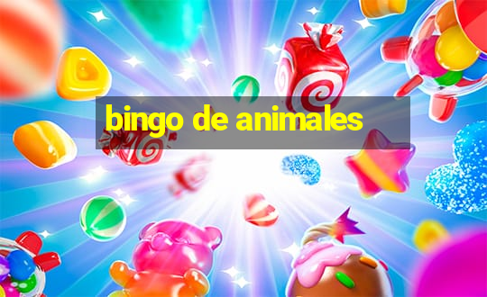 bingo de animales