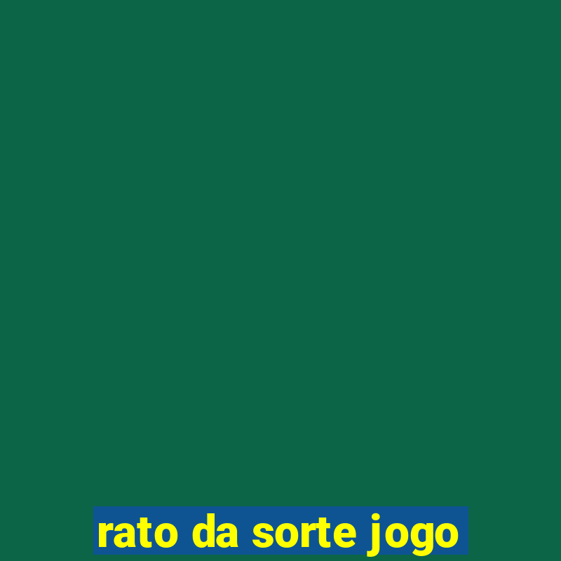 rato da sorte jogo