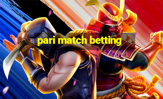 pari match betting