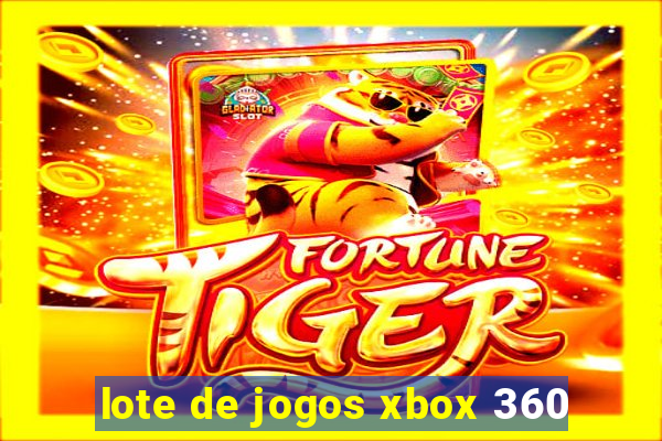 lote de jogos xbox 360