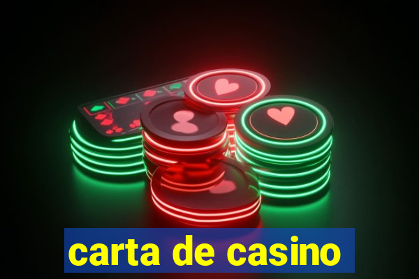 carta de casino