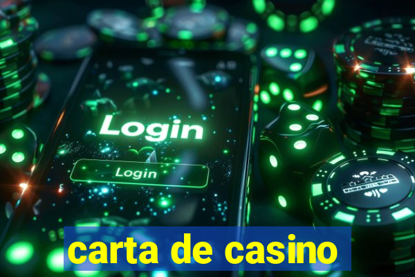 carta de casino