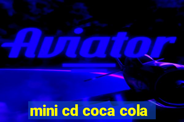 mini cd coca cola