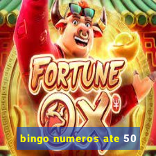 bingo numeros ate 50