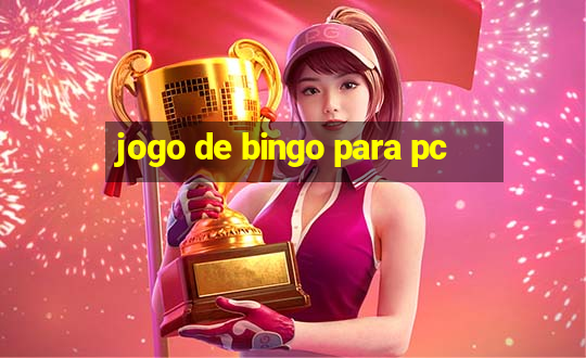 jogo de bingo para pc