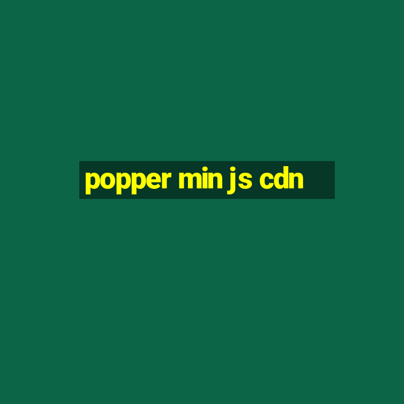 popper min js cdn