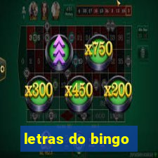 letras do bingo