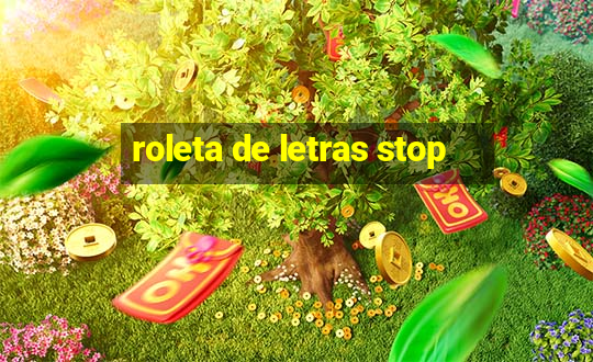 roleta de letras stop