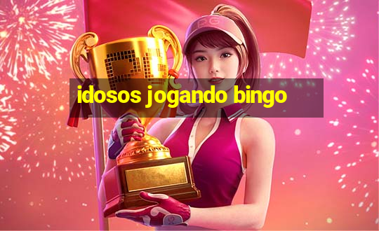 idosos jogando bingo