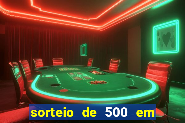 sorteio de 500 em cash toda segunda feira novibet como funciona