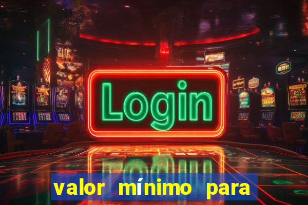 valor mínimo para jogar no tigrinho