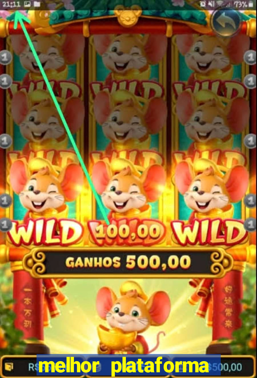 melhor plataforma de apostas fortune tiger