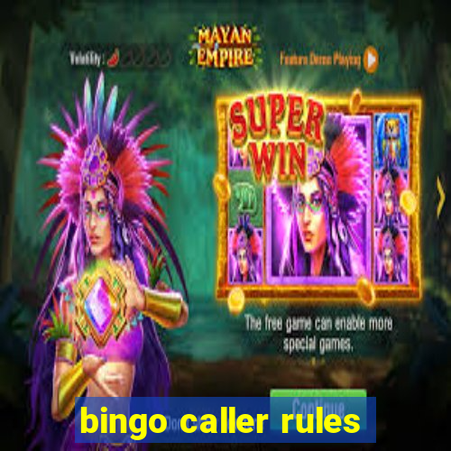 bingo caller rules