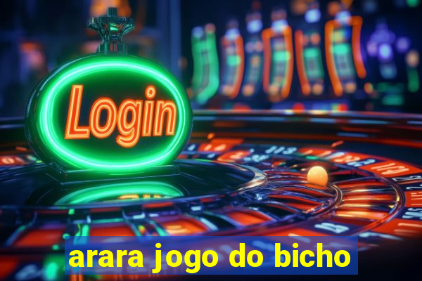 arara jogo do bicho