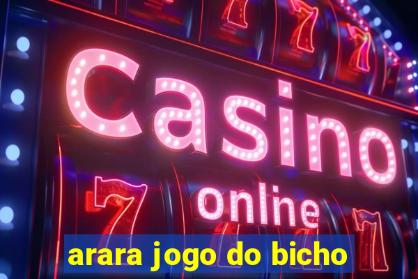 arara jogo do bicho