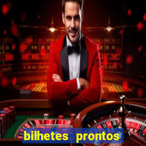 bilhetes prontos futebol hoje