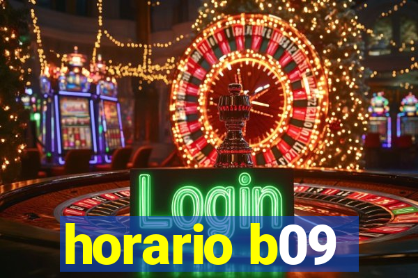 horario b09