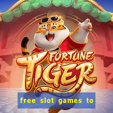 free slot games to win real money