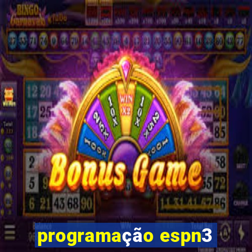 programação espn3