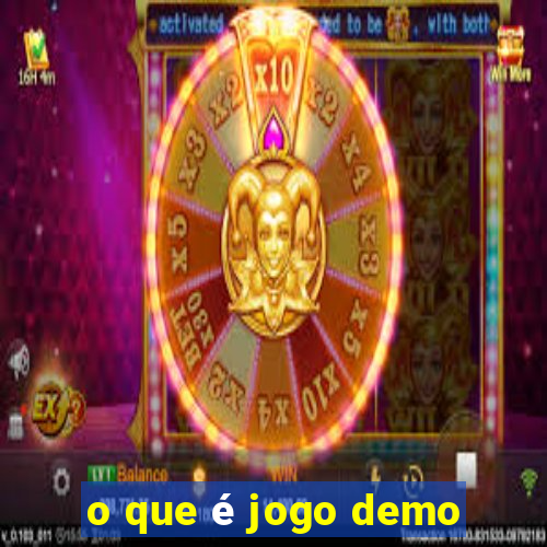 o que é jogo demo