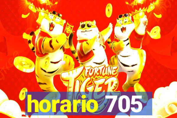 horario 705