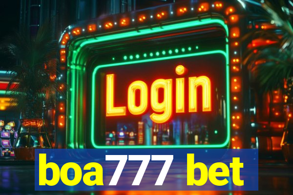 boa777 bet