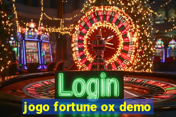 jogo fortune ox demo