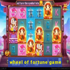 wheel of fortune game