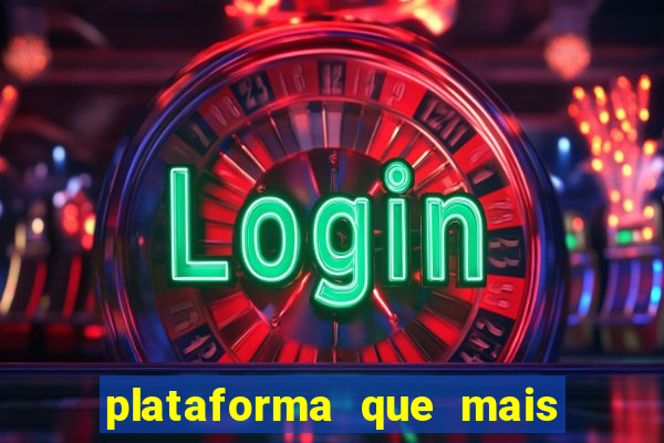 plataforma que mais paga fortune tiger