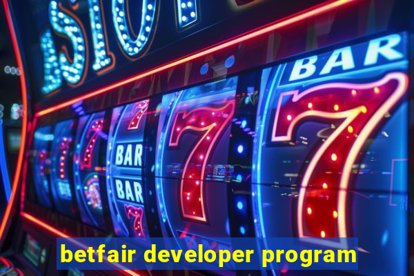 betfair developer program