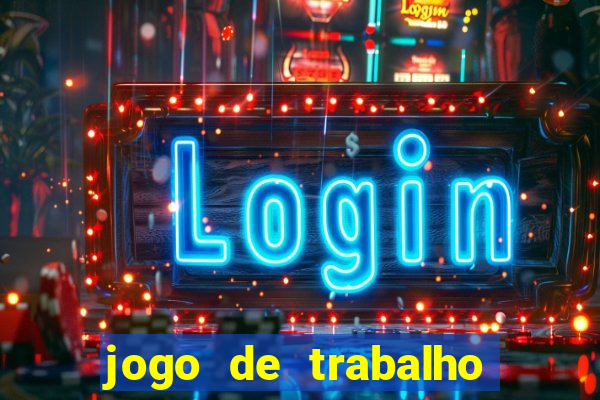 jogo de trabalho no escritório