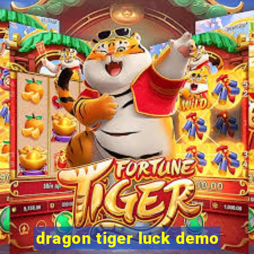 dragon tiger luck demo