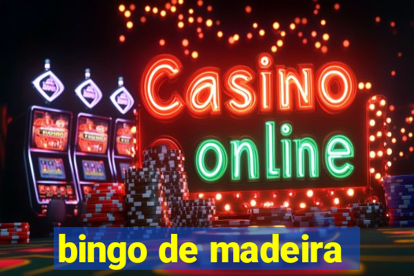 bingo de madeira