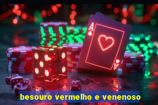 besouro vermelho e venenoso