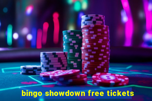 bingo showdown free tickets